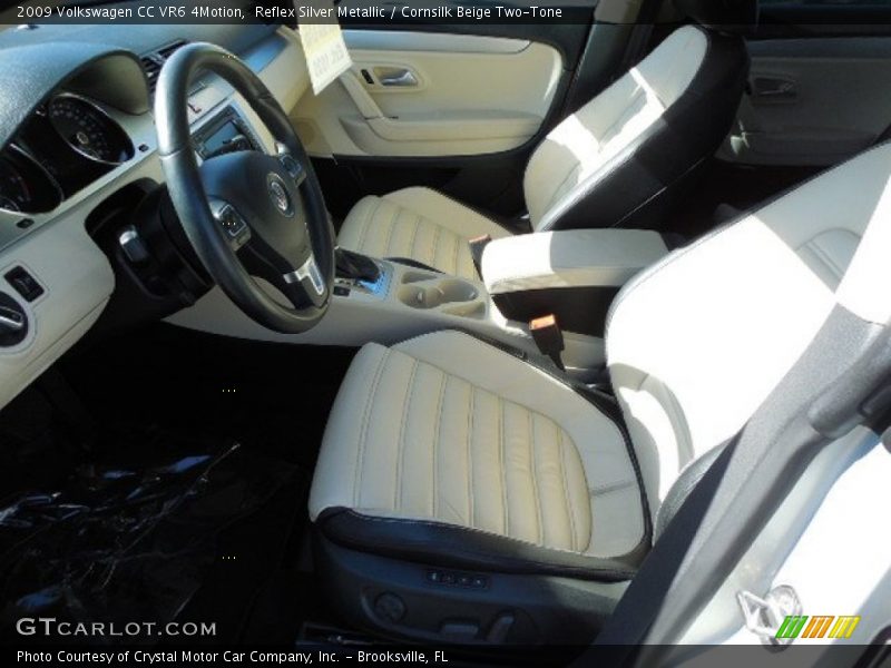 Reflex Silver Metallic / Cornsilk Beige Two-Tone 2009 Volkswagen CC VR6 4Motion
