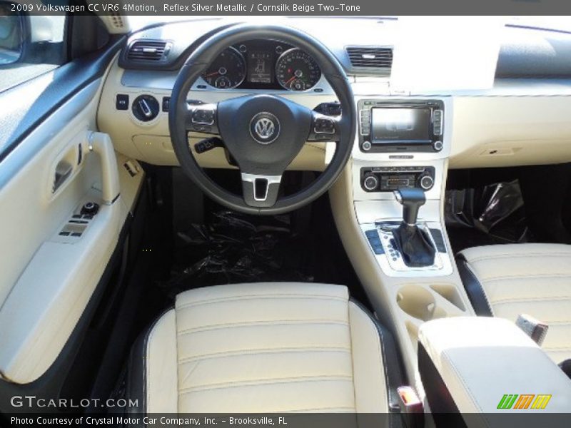 Reflex Silver Metallic / Cornsilk Beige Two-Tone 2009 Volkswagen CC VR6 4Motion