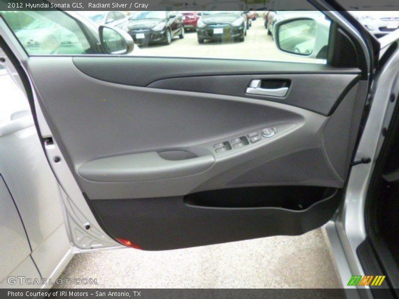 Radiant Silver / Gray 2012 Hyundai Sonata GLS