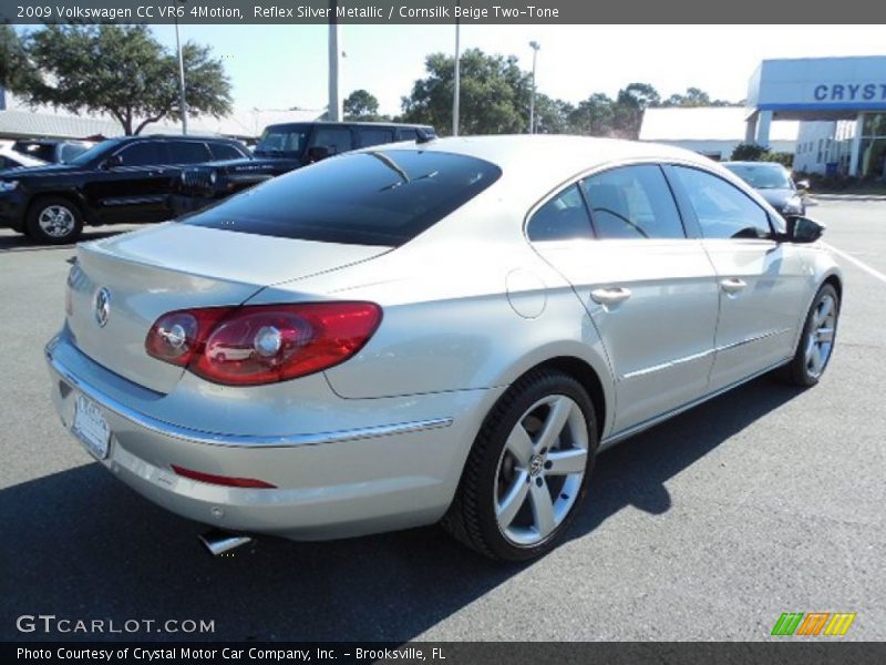 Reflex Silver Metallic / Cornsilk Beige Two-Tone 2009 Volkswagen CC VR6 4Motion