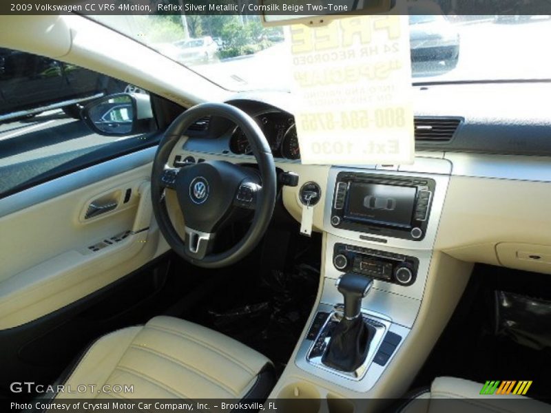 Reflex Silver Metallic / Cornsilk Beige Two-Tone 2009 Volkswagen CC VR6 4Motion