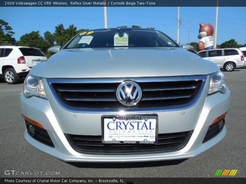 Reflex Silver Metallic / Cornsilk Beige Two-Tone 2009 Volkswagen CC VR6 4Motion