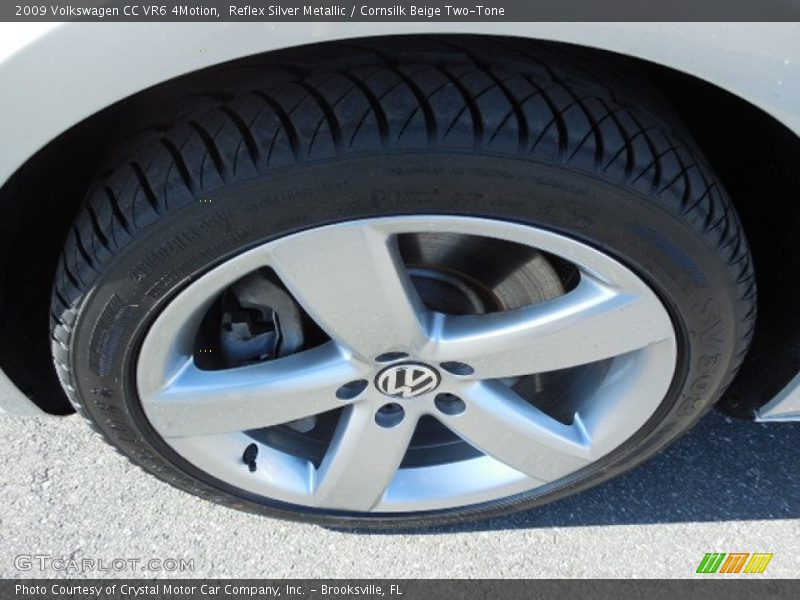 Reflex Silver Metallic / Cornsilk Beige Two-Tone 2009 Volkswagen CC VR6 4Motion