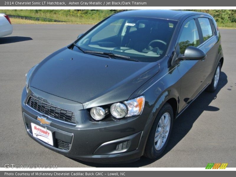 Ashen Gray Metallic / Jet Black/Dark Titanium 2014 Chevrolet Sonic LT Hatchback