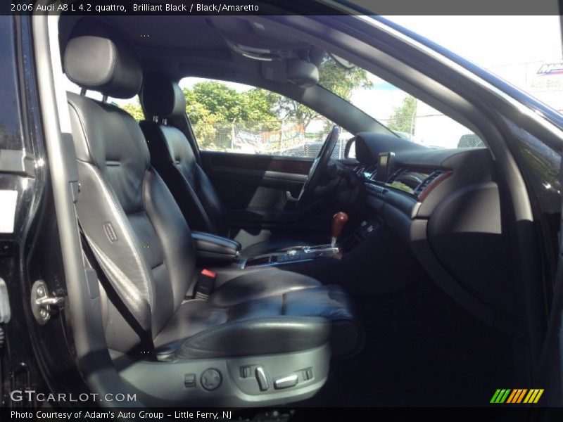 Brilliant Black / Black/Amaretto 2006 Audi A8 L 4.2 quattro