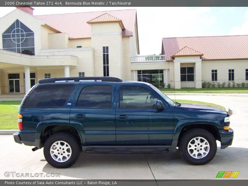 Bermuda Blue Metallic / Tan/Neutral 2006 Chevrolet Tahoe Z71 4x4