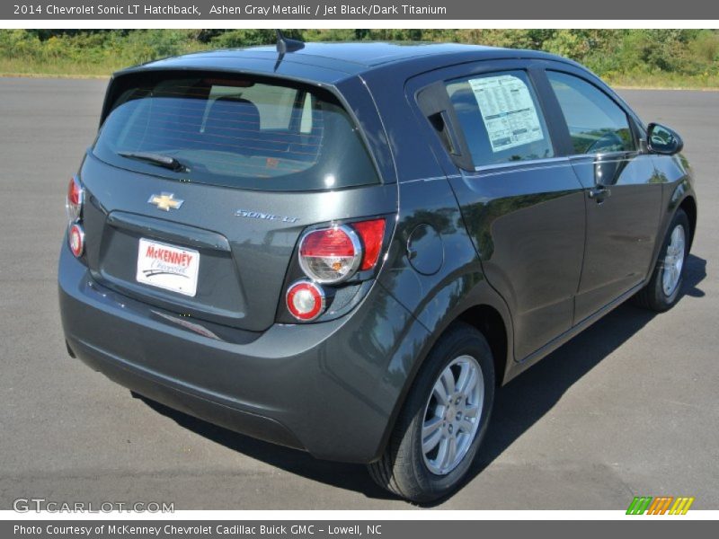 Ashen Gray Metallic / Jet Black/Dark Titanium 2014 Chevrolet Sonic LT Hatchback