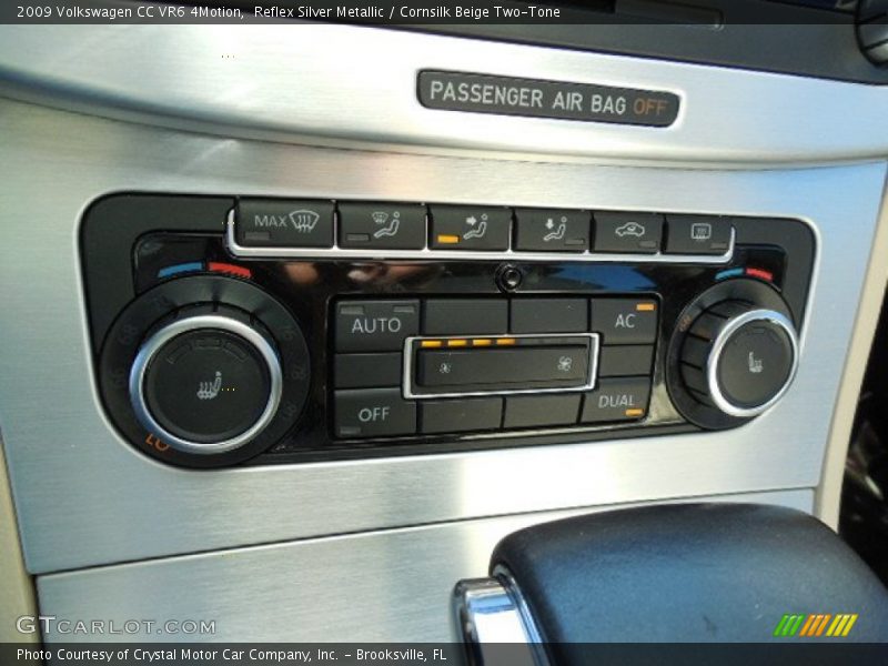 Reflex Silver Metallic / Cornsilk Beige Two-Tone 2009 Volkswagen CC VR6 4Motion