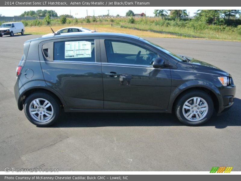 Ashen Gray Metallic / Jet Black/Dark Titanium 2014 Chevrolet Sonic LT Hatchback