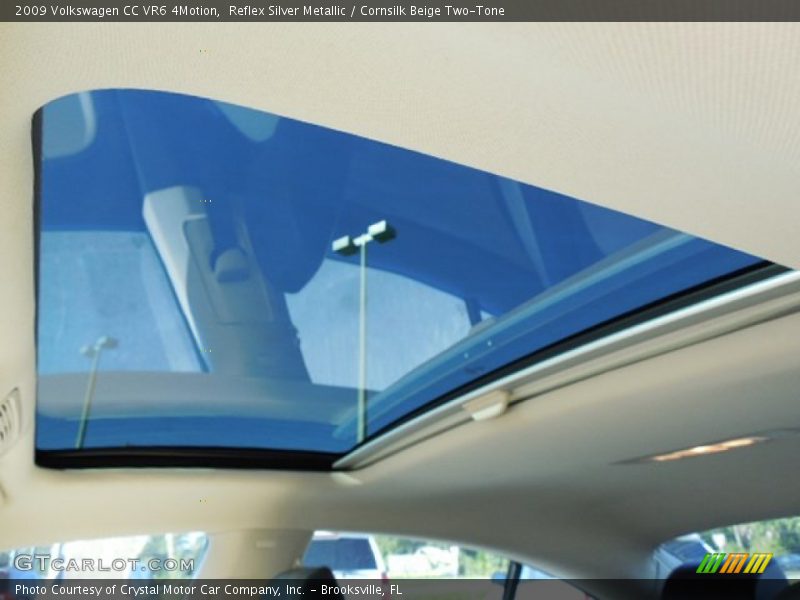 Reflex Silver Metallic / Cornsilk Beige Two-Tone 2009 Volkswagen CC VR6 4Motion