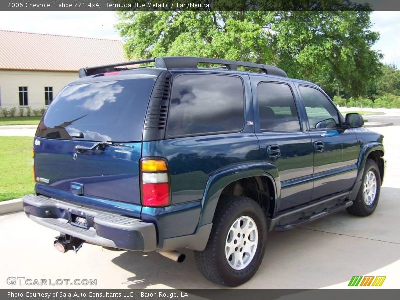 Bermuda Blue Metallic / Tan/Neutral 2006 Chevrolet Tahoe Z71 4x4