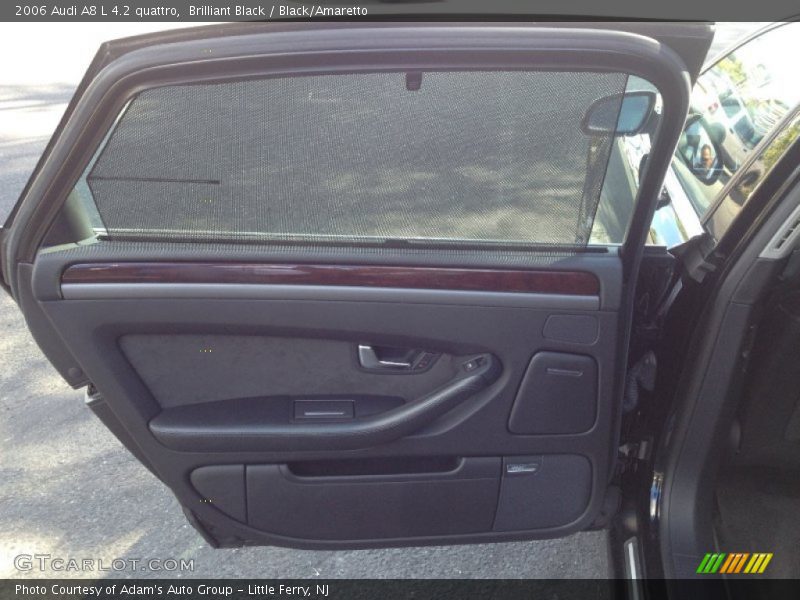 Brilliant Black / Black/Amaretto 2006 Audi A8 L 4.2 quattro