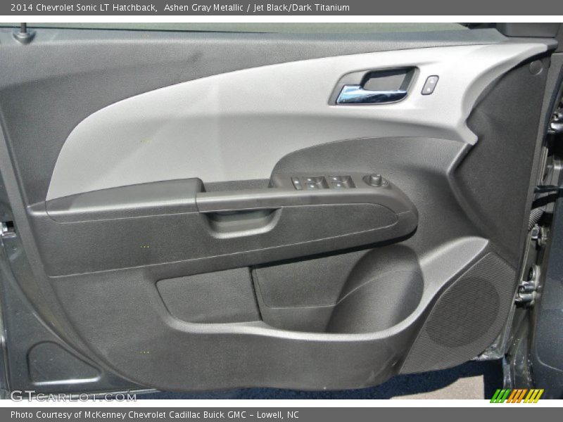 Ashen Gray Metallic / Jet Black/Dark Titanium 2014 Chevrolet Sonic LT Hatchback