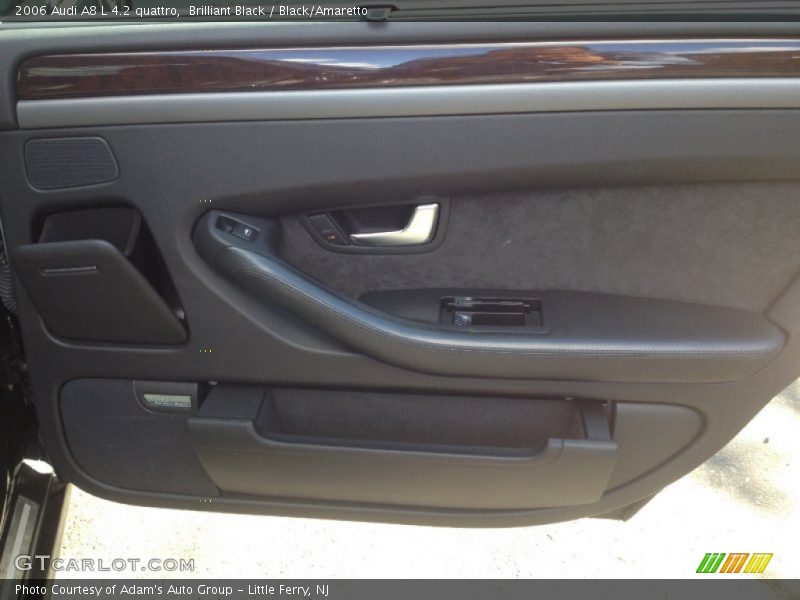 Brilliant Black / Black/Amaretto 2006 Audi A8 L 4.2 quattro
