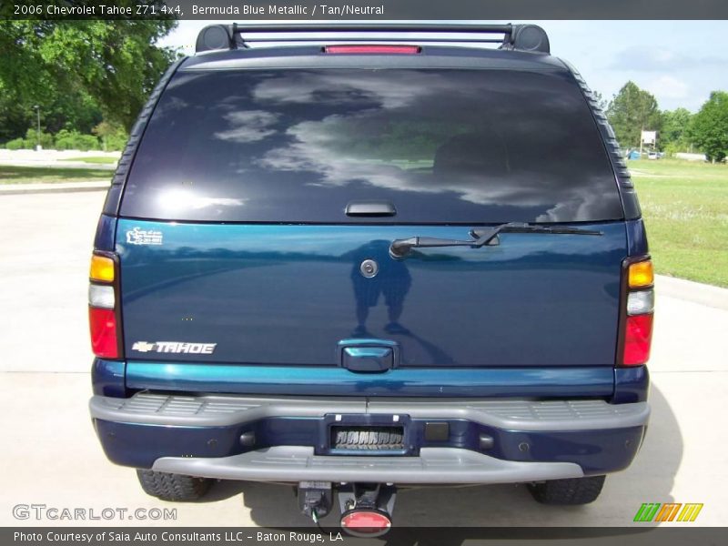 Bermuda Blue Metallic / Tan/Neutral 2006 Chevrolet Tahoe Z71 4x4
