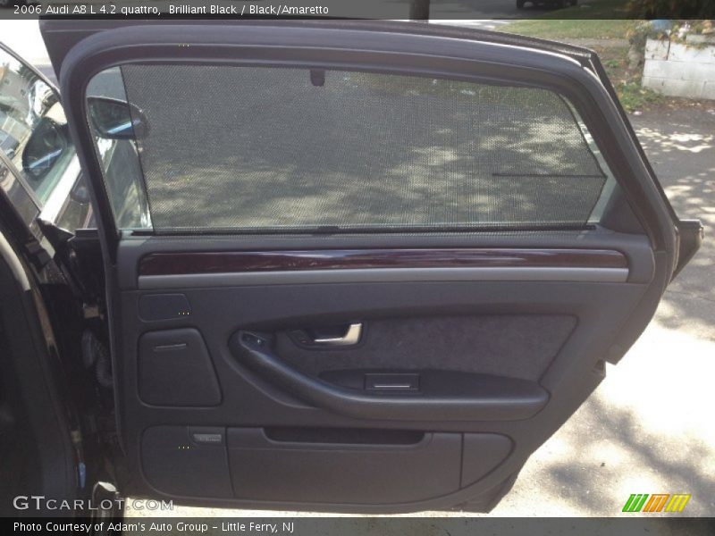 Brilliant Black / Black/Amaretto 2006 Audi A8 L 4.2 quattro