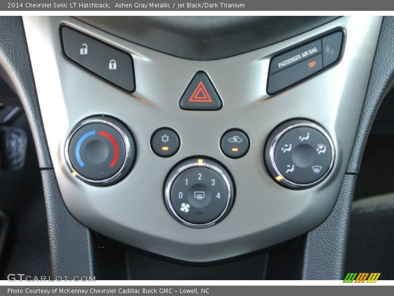 Ashen Gray Metallic / Jet Black/Dark Titanium 2014 Chevrolet Sonic LT Hatchback