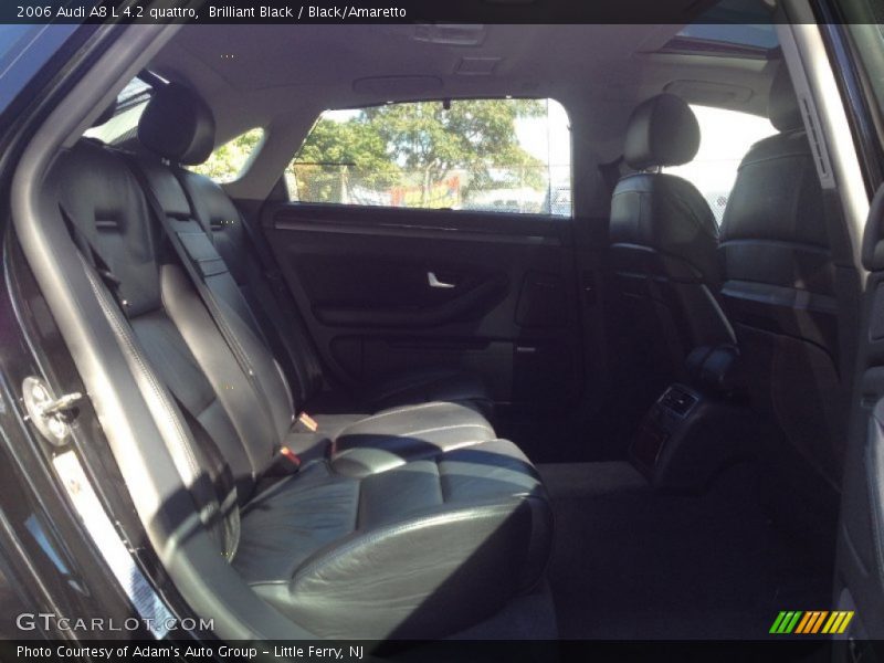 Brilliant Black / Black/Amaretto 2006 Audi A8 L 4.2 quattro