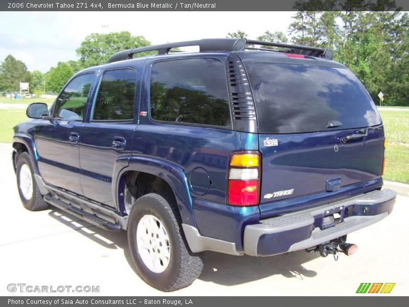 Bermuda Blue Metallic / Tan/Neutral 2006 Chevrolet Tahoe Z71 4x4