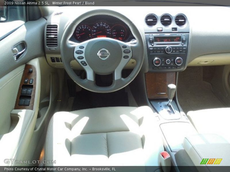 Winter Frost Pearl / Blond 2009 Nissan Altima 2.5 SL