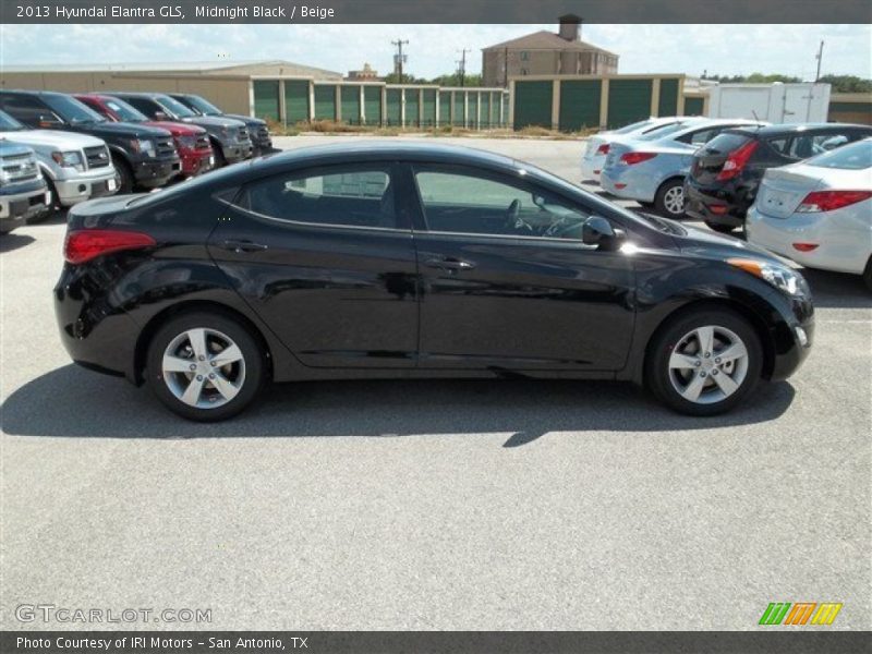 Midnight Black / Beige 2013 Hyundai Elantra GLS
