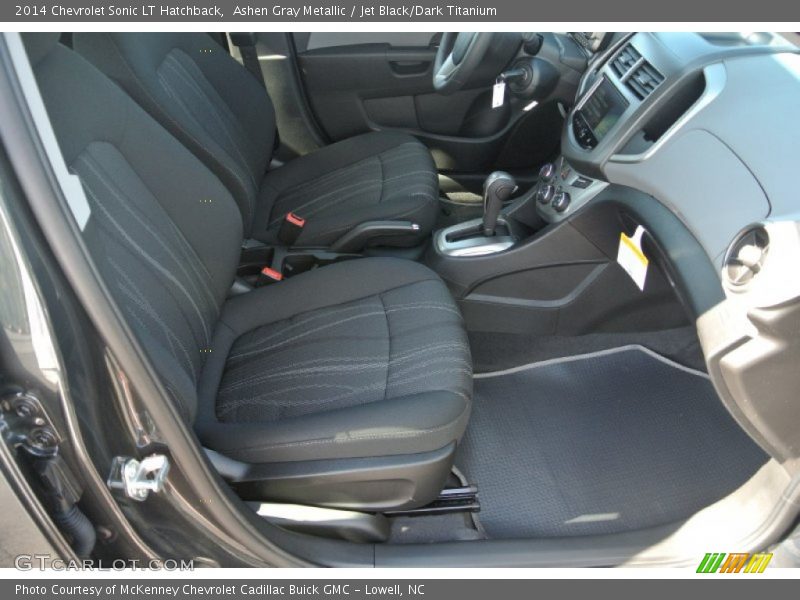 Ashen Gray Metallic / Jet Black/Dark Titanium 2014 Chevrolet Sonic LT Hatchback