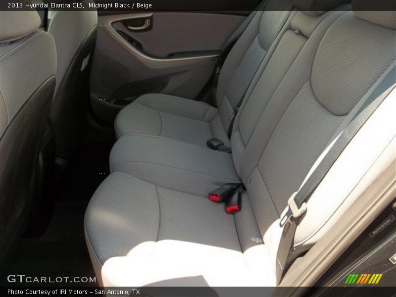 Midnight Black / Beige 2013 Hyundai Elantra GLS