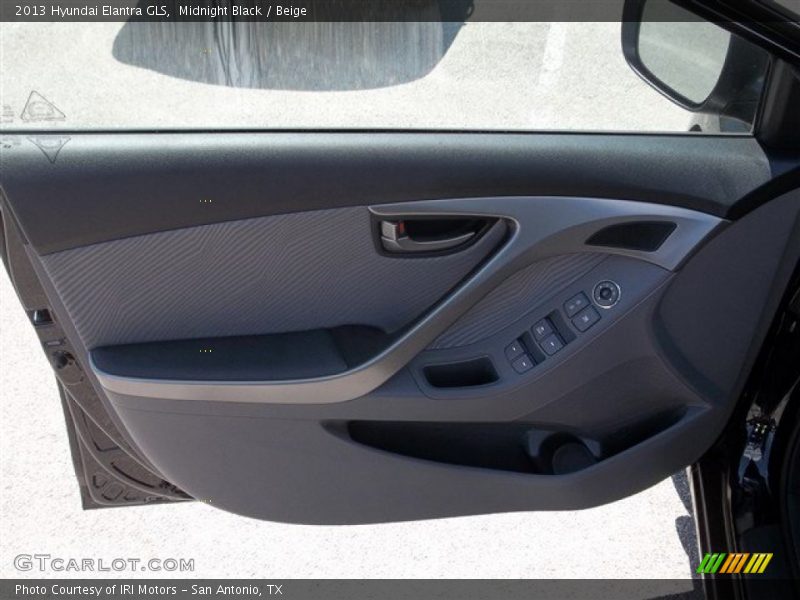 Midnight Black / Beige 2013 Hyundai Elantra GLS