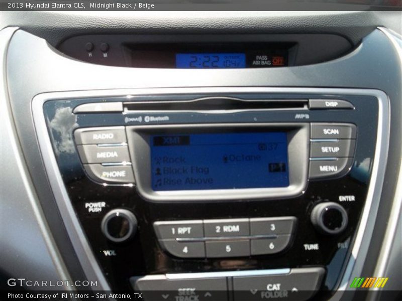 Midnight Black / Beige 2013 Hyundai Elantra GLS