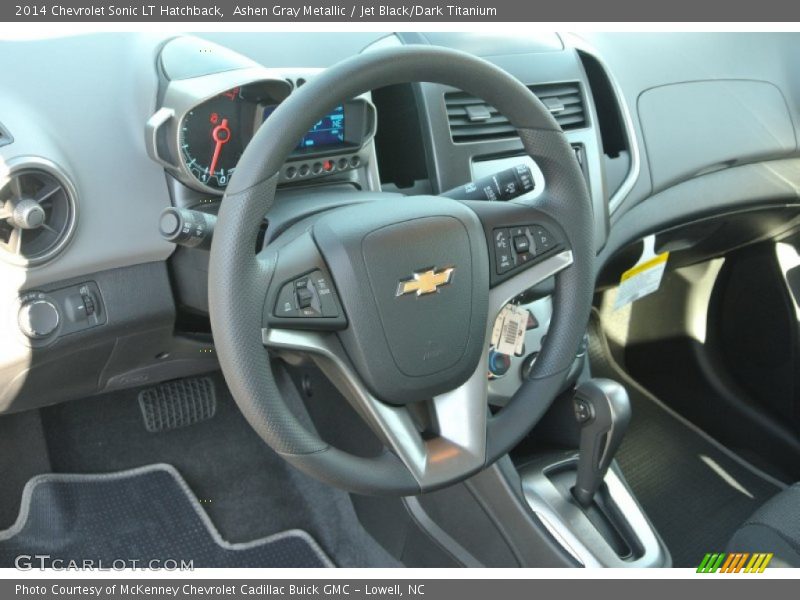 Ashen Gray Metallic / Jet Black/Dark Titanium 2014 Chevrolet Sonic LT Hatchback