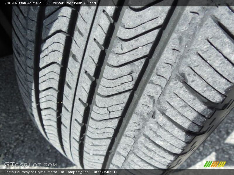 Winter Frost Pearl / Blond 2009 Nissan Altima 2.5 SL