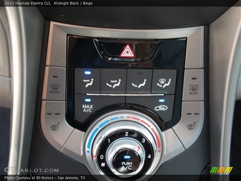 Midnight Black / Beige 2013 Hyundai Elantra GLS