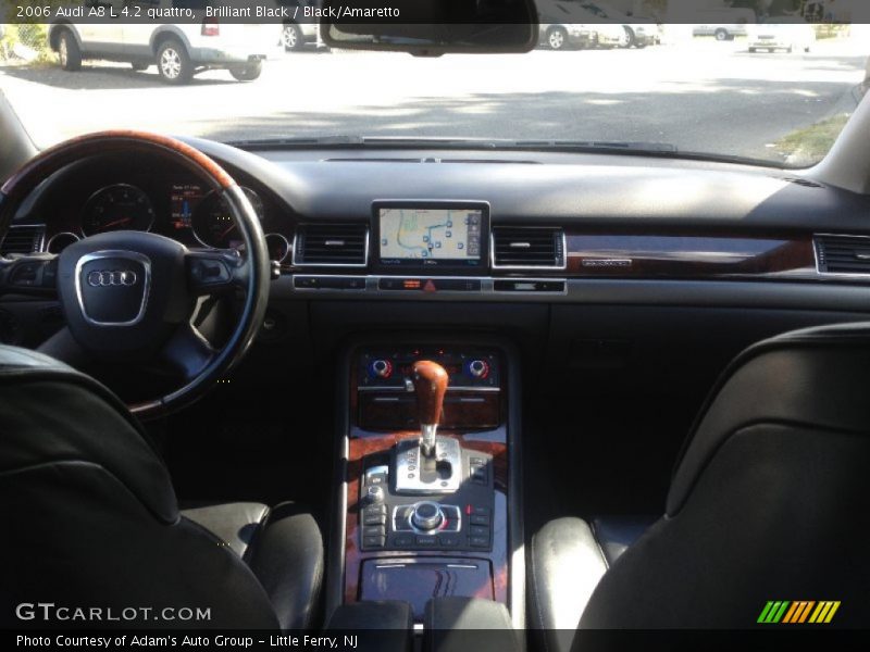 Brilliant Black / Black/Amaretto 2006 Audi A8 L 4.2 quattro