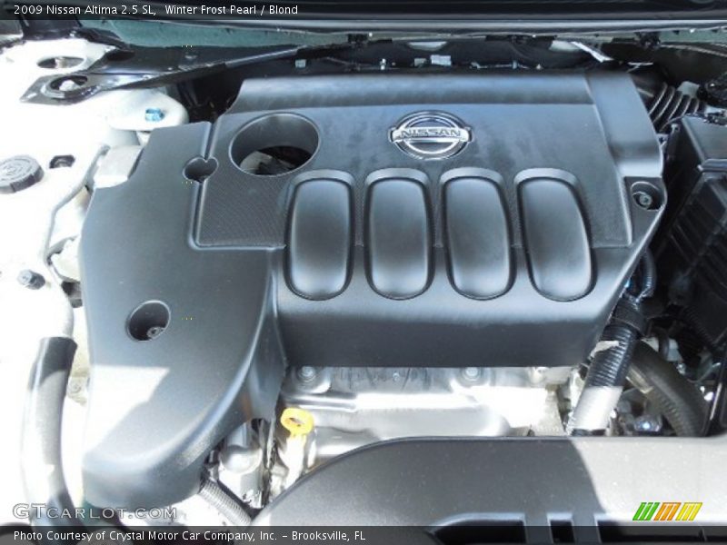 Winter Frost Pearl / Blond 2009 Nissan Altima 2.5 SL