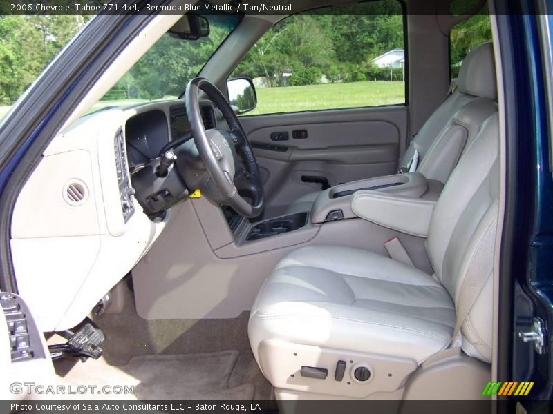 Bermuda Blue Metallic / Tan/Neutral 2006 Chevrolet Tahoe Z71 4x4