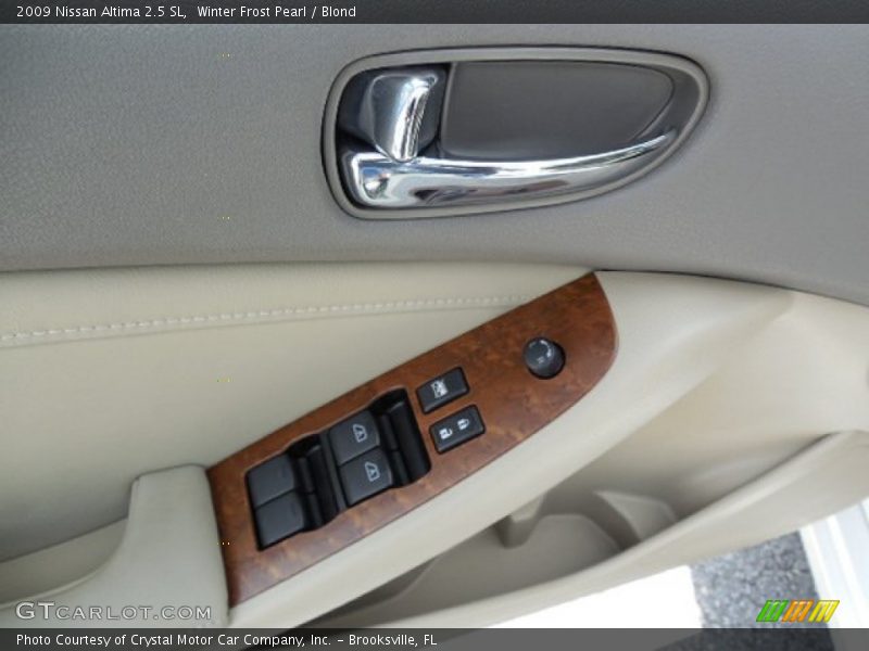Winter Frost Pearl / Blond 2009 Nissan Altima 2.5 SL