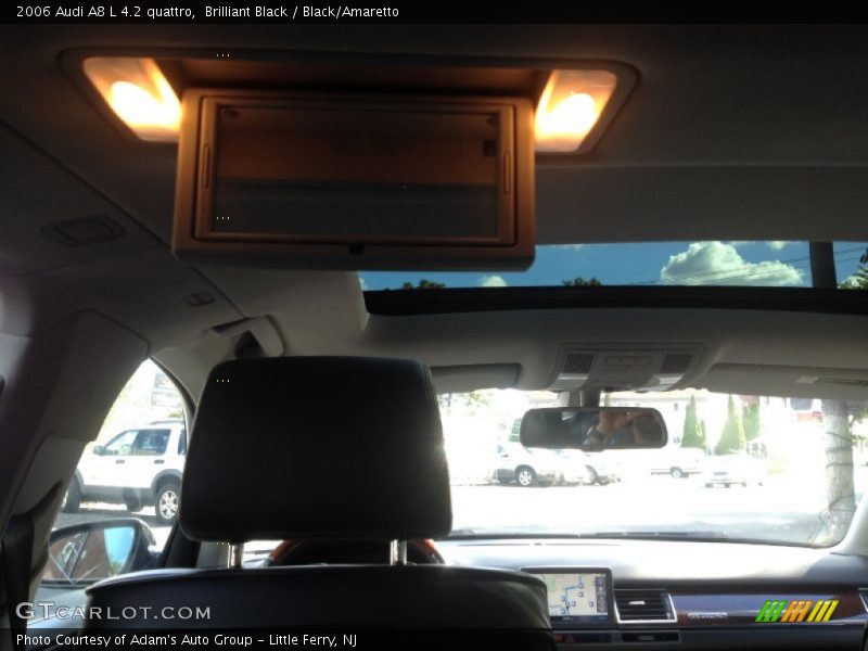 Brilliant Black / Black/Amaretto 2006 Audi A8 L 4.2 quattro