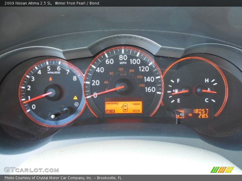 Winter Frost Pearl / Blond 2009 Nissan Altima 2.5 SL