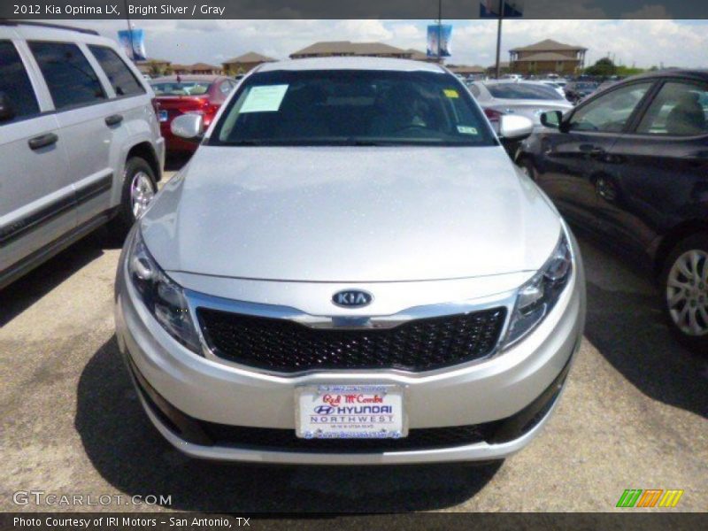 Bright Silver / Gray 2012 Kia Optima LX