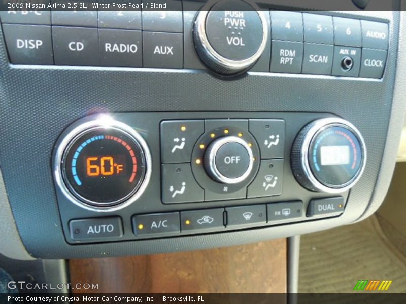 Winter Frost Pearl / Blond 2009 Nissan Altima 2.5 SL