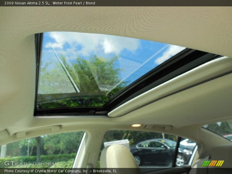 Winter Frost Pearl / Blond 2009 Nissan Altima 2.5 SL