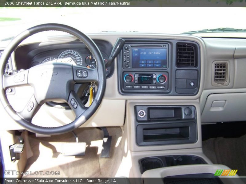 Bermuda Blue Metallic / Tan/Neutral 2006 Chevrolet Tahoe Z71 4x4