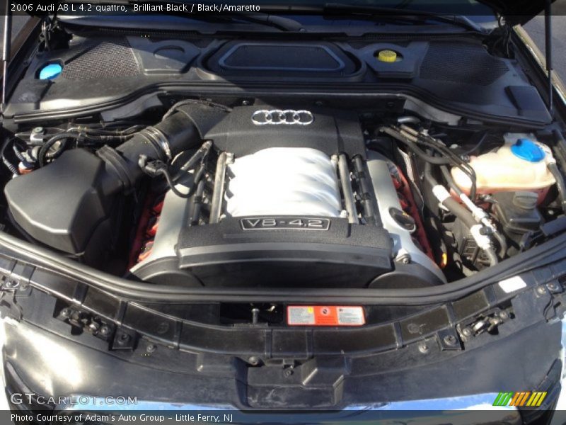 Brilliant Black / Black/Amaretto 2006 Audi A8 L 4.2 quattro