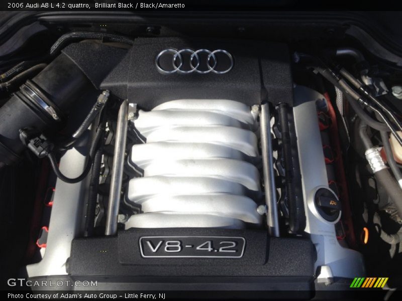 Brilliant Black / Black/Amaretto 2006 Audi A8 L 4.2 quattro