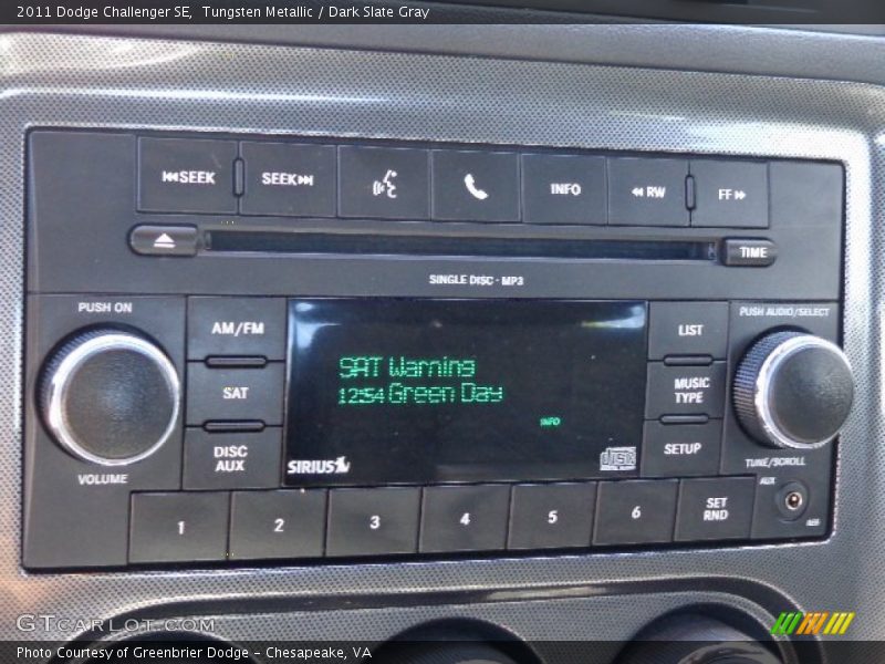 Tungsten Metallic / Dark Slate Gray 2011 Dodge Challenger SE