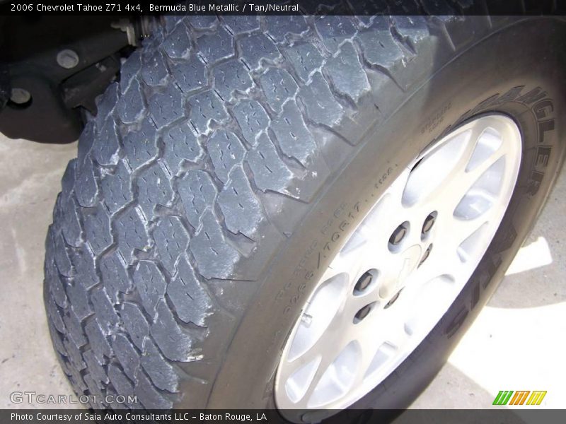 Bermuda Blue Metallic / Tan/Neutral 2006 Chevrolet Tahoe Z71 4x4
