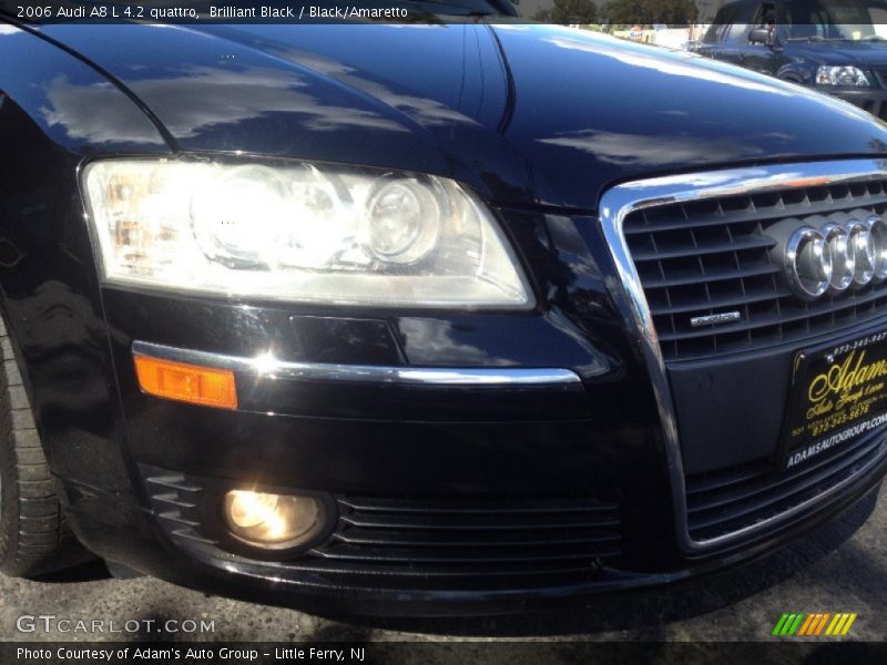 Brilliant Black / Black/Amaretto 2006 Audi A8 L 4.2 quattro