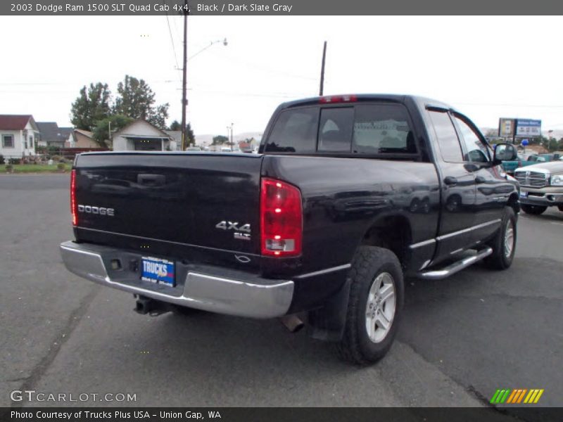 Black / Dark Slate Gray 2003 Dodge Ram 1500 SLT Quad Cab 4x4