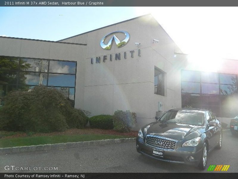 Harbour Blue / Graphite 2011 Infiniti M 37x AWD Sedan