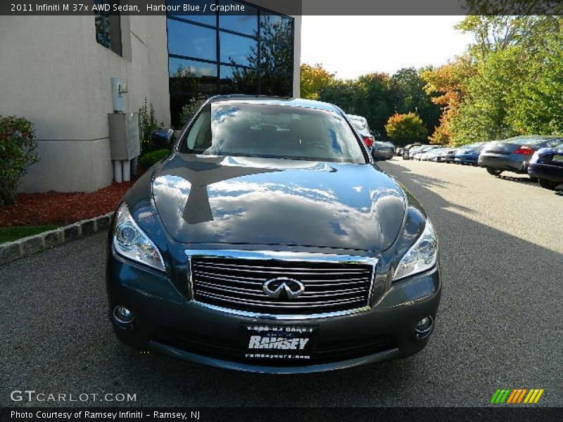 Harbour Blue / Graphite 2011 Infiniti M 37x AWD Sedan